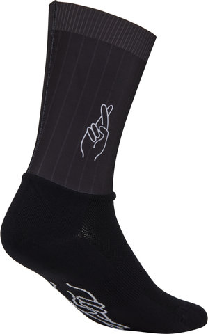 FINGERSCROSSED Aero Socks - logo-black/39-42