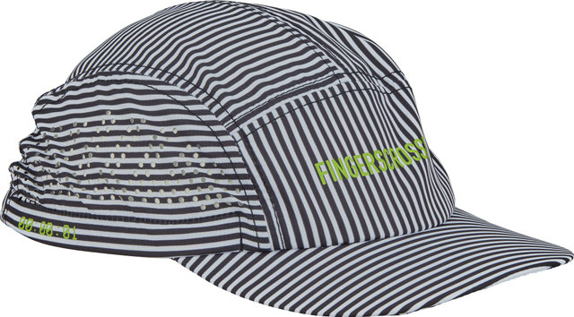 FINGERSCROSSED Cap Super Light Radmütze - stripes black-white/one size
