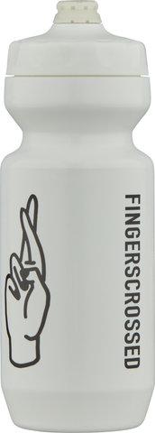 FINGERSCROSSED Bidon Trinkflasche 650 ml - all white/650 ml