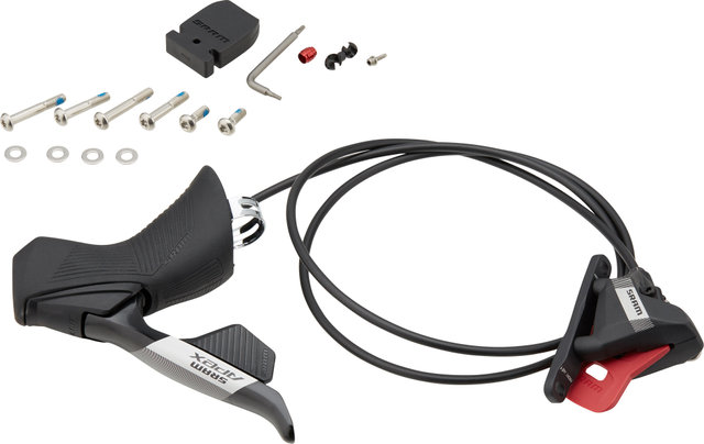 SRAM Freno de disco con maneta de cambios /frenosApex eTap AXS HRD - black/rueda delantera