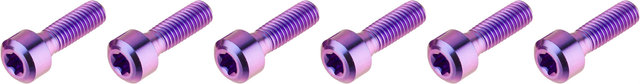 OAK Components Titanschrauben für Eternal Vorbau - purple/universal