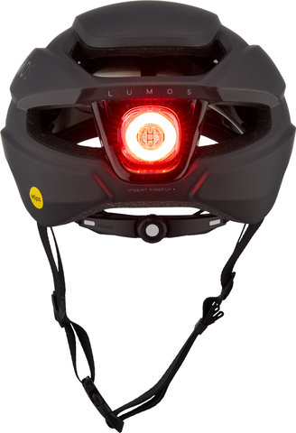 LUMOS Ultra Fly MIPS Helm + Firefly LED Helmlicht Bundle - stealth black/54 - 61 cm