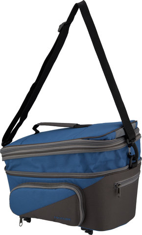 Racktime Talis Plus Pannier Rack Bag - berry blue-stone grey/8 litres