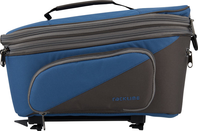 Racktime Bolsa de bicicleta Talis Plus - berry blue-stone grey/8 litros