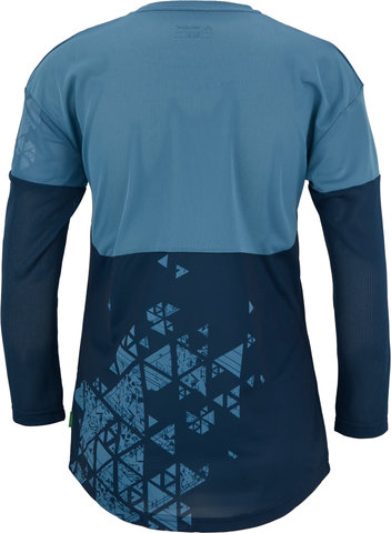 VAUDE Womens Moab LS T-Shirt V - blue gray/36