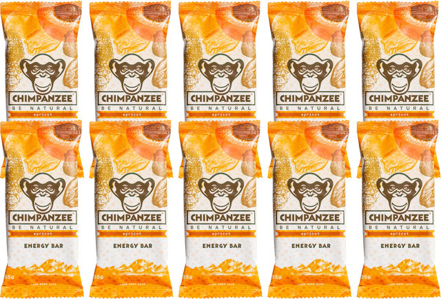 Chimpanzee Barre Energy Bar - 10 pièces - apricot/550 g