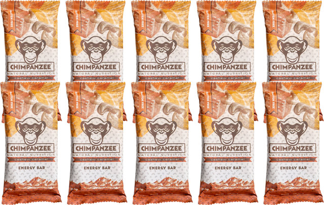 Chimpanzee Energy Bar - 10 Pack - cashew caramel/550 g