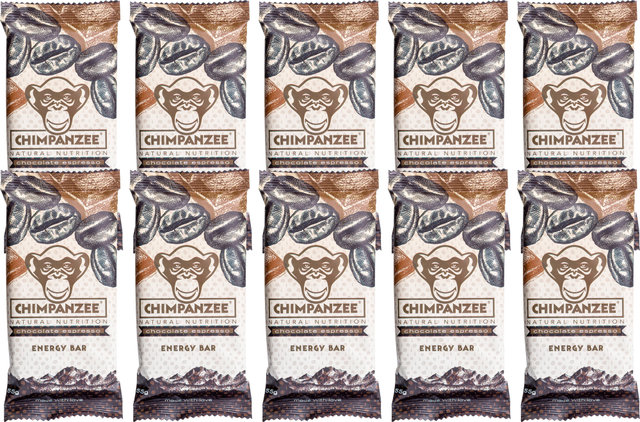 Chimpanzee Energy Bar Riegel - 10 Stück - chocolate espresso/550 g