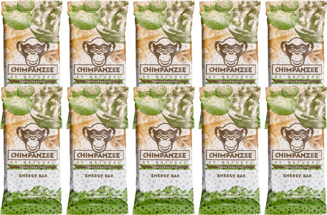 Chimpanzee Energy Bar Riegel - 10 Stück - raisin & walnut/550 g