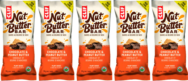 CLIF Bar Nut Butter Bar Riegel - 5 Stück - chocolate & peanut butter/250 g