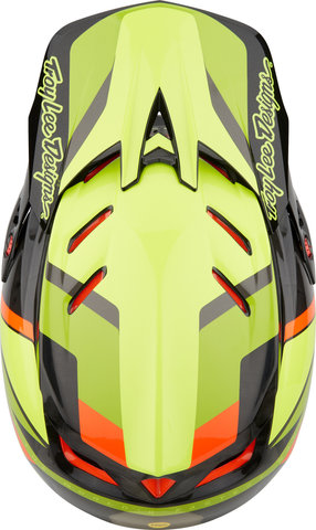 Troy Lee Designs D4 Carbon MIPS Helmet - omega black-yellow/57-58