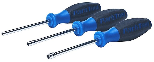 ParkTool Nippelspanner SW-16/SW-16.3/SW-17/SW-18/SW-19 für innenliegende Nippel - schwarz-blau/3,2 mm