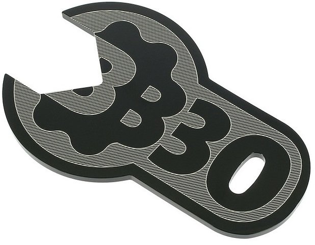 FSA E0210 Open-End Wrench for BB30 MTB Cranks - black/universal