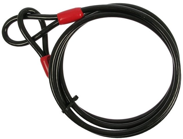 ABUS Cable de trabilla Cobra - negro/8 mm / 200 cm