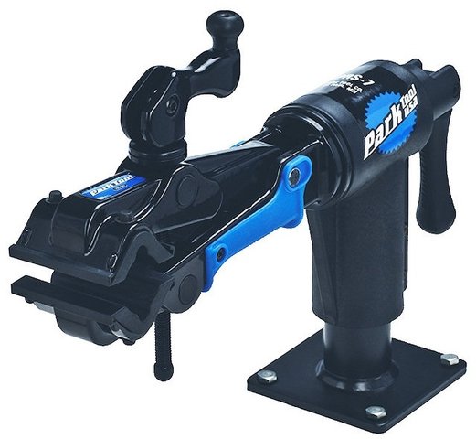 ParkTool PRS-7-1 / PRS-7-2 Bench Mount Repair Stand w/ 100-5 Clamp - black-blue/100-5D