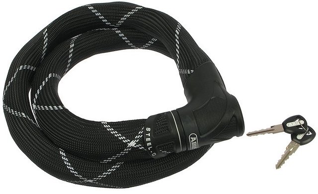 ABUS Câble Antivol Blindé Steel-O-Flex Iven 8200 - noir/110 cm