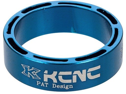 KCNC Hollow Headset Spacer 1 1/8" - blau/10 mm