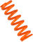 Fox Racing Shox Ressort en Acier SLS Super Light pour course de 72,5 - 76 mm - orange/500 lbs