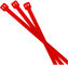 rie:sel cable:tie Kabelbinder 4,8 x 200 mm - 25 Stück - red/4,8 x 200 mm