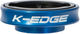 K-EDGE Soporte de potencia Gravity Cap para Garmin Edge - blue/1 1/8"