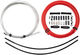 Jagwire Set de cables de cambio 2X Elite Sealed - red/universal