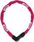 ABUS Candado de cadena Tresor 1385 - rosa/85 cm