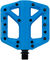 crankbrothers Pedales de plataforma Stamp 1 - blue/small