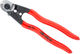 Knipex Cizallas de cable - rojo/190 mm