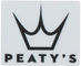 Peatys Autocollant Crown Logo - blanc/universal