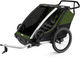 Thule Remolque para niños Chariot Cab 2 - cypress green/universal