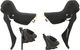 Shimano GRX v+h Set Scheibenbremse BR-RX400 + ST-RX600 / BL-RX600 - schwarz/Satz (VR + HR)