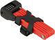 ABUS Candado plegable Bordo Lite 6055C con soporte SH - red/85 cm