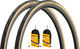 Continental Grand Prix 5000 28" Folding Tyre Set + Race 28 Tubes - black-creme/25-622 (700 x 25c) Presta 42 mm