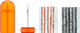 bc basic Kit de Réparation pour Pneus Tubeless - orange/universal