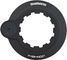 Shimano Bremsscheibe SM-RT64 Center Lock Magnet + Innenverzahnung für Deore - silber-schwarz/180 mm