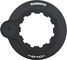 Shimano Bremsscheibe SM-RT64 Center Lock Magnet + Innenverzahnung für Deore - silber-schwarz/203 mm