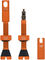 Peatys Chris King Edition MK2 Tubeless Ventil 2er-Set - mango/SV 42 mm