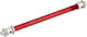 FollowMe Adaptador de eje pasante de 12 mm de aluminio - rojo/12 mm, 1,0 mm, 170 mm