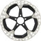 Shimano Disque de Frein RT-MT900 Center Lock Aimant + Denture Interne pour XTR - argenté-noir/203 mm