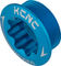 KCNC Kurbelschraube für Shimano links - blue/Shimano