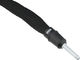 ABUS Ivy Tex Adaptor Chain ACH IVY 6KS Plug-in Chain + ST5950 Saddle Bag - black/100 cm