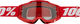 100% Accuri 2 OTG Goggle Clear Lens - neon red/clear