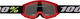 100% Masque Strata Mini Clear Lens - grom red/clear