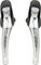 Shimano 105 v+h Set Schalt-/Bremsgriffe STI ST-R7000 2-/11-fach - spark silver/2x11 fach