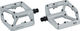 crankbrothers Pedales de plataforma Stamp 2 - raw silver/large