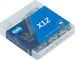 KMC X12 New Generation 12-speed Chain - silver-black/12-speed