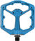 crankbrothers Pedales de plataforma Stamp 7 - electric blue/small