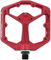 crankbrothers Pédales à Plateforme Stamp 7 - red/small