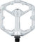 crankbrothers Pedales de plataforma Stamp 7 - hp silver/small