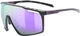 uvex mtn perform Sportbrille - black-purple matt/mirror purple